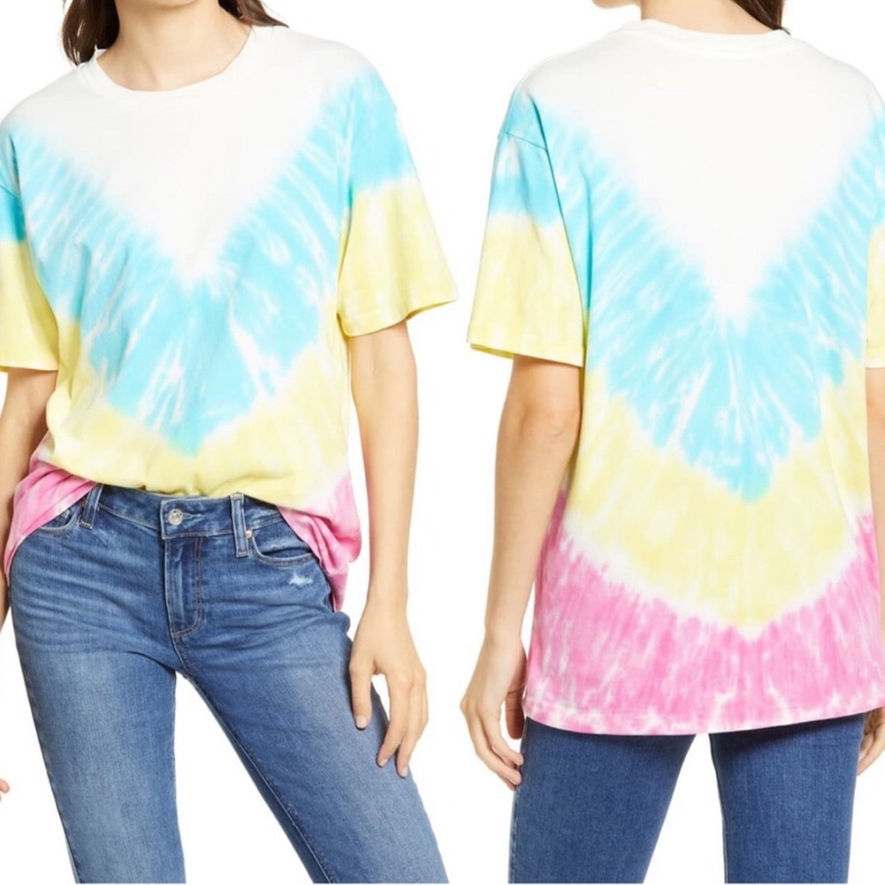 Daydreamer Weekender Tie Dye T Shirt Short Sleeve